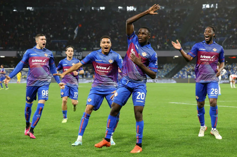 Afena-Gyan scored the winning penalty as Cremonese beat Napoli in the Coppa Italia