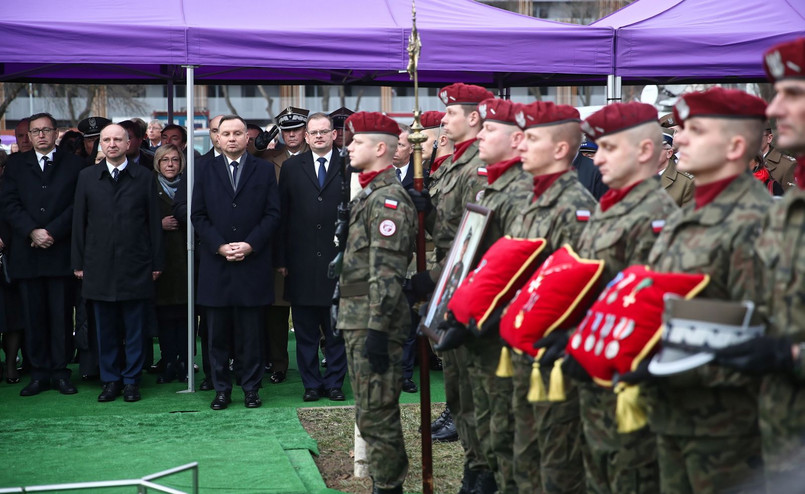 Pogrzeb gen. Tadeusza Bieńkowicza ps. Rączy w Krakowie