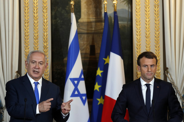 Emmanuel Macron i Benjamin Netanyahu