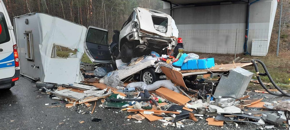 Wypadek na trasie S1