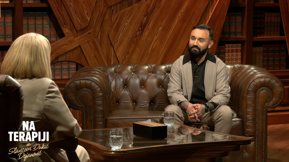 Filip Mitrović, emisija "Na terapiji sa Slavicom Đukić Dejanović"