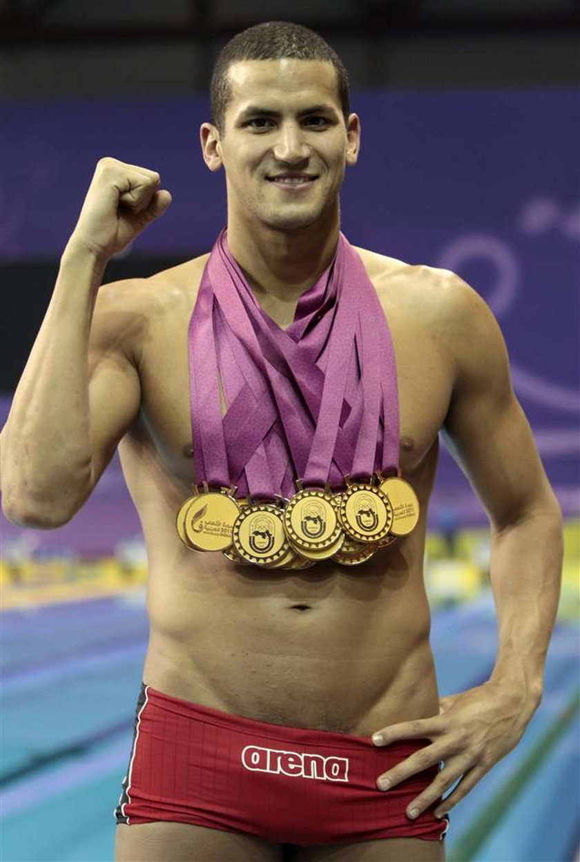 Oussama Mellouli zdobył 15 medali