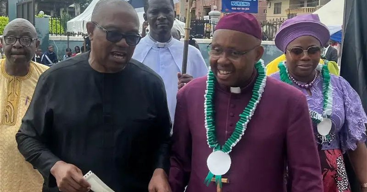 Peter Obi makes ₦50m donation to Anglican Church - Vimarsana News