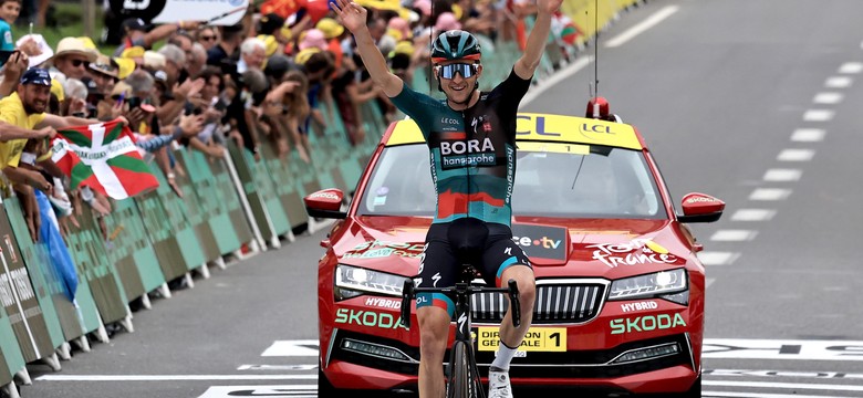 Jay Hindley samotnie wjechał na metę 5. etapu i został liderem Tour de France