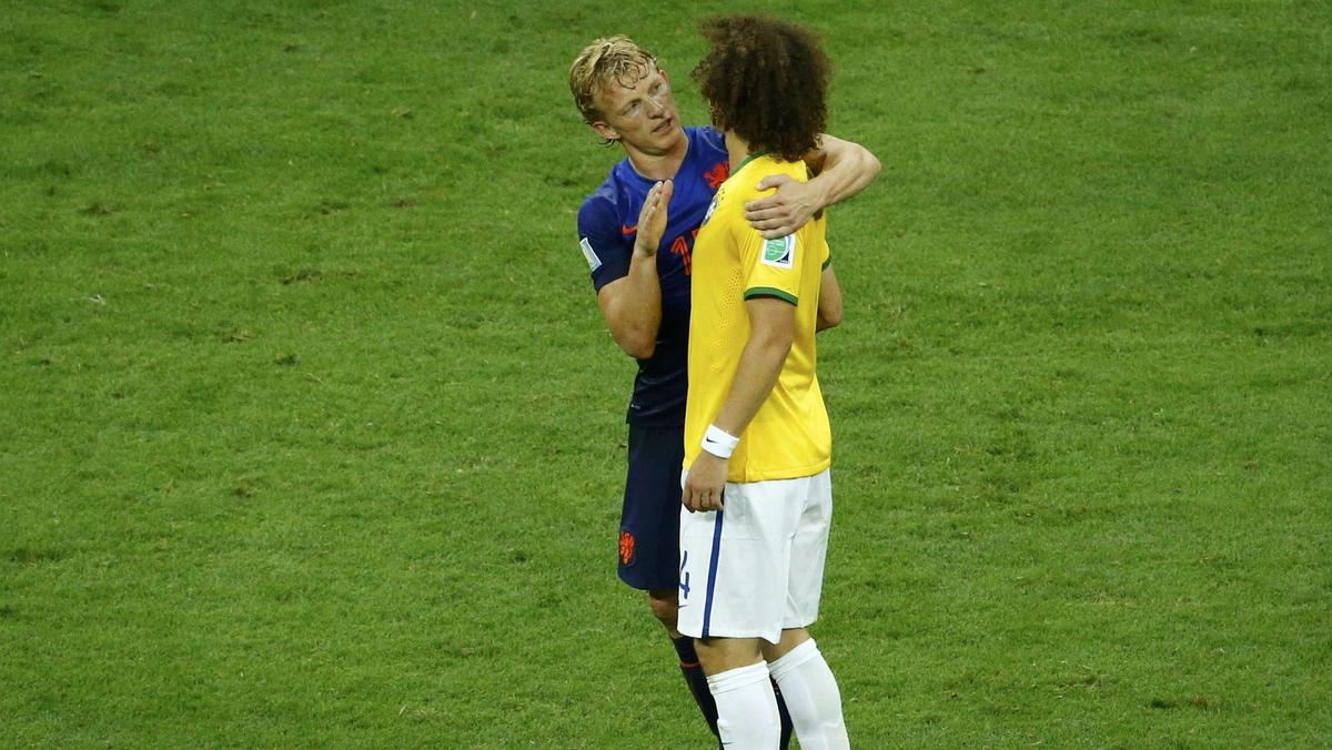 Brazylia  Holandia Dirk Kuyt David Luiz