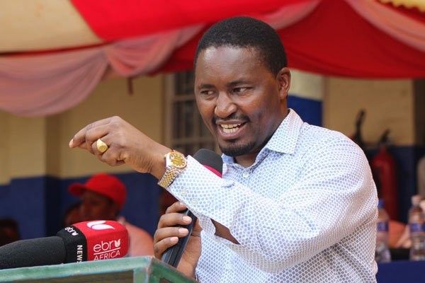 Agriculture CS Mwangi Kiunjuri at a past event  