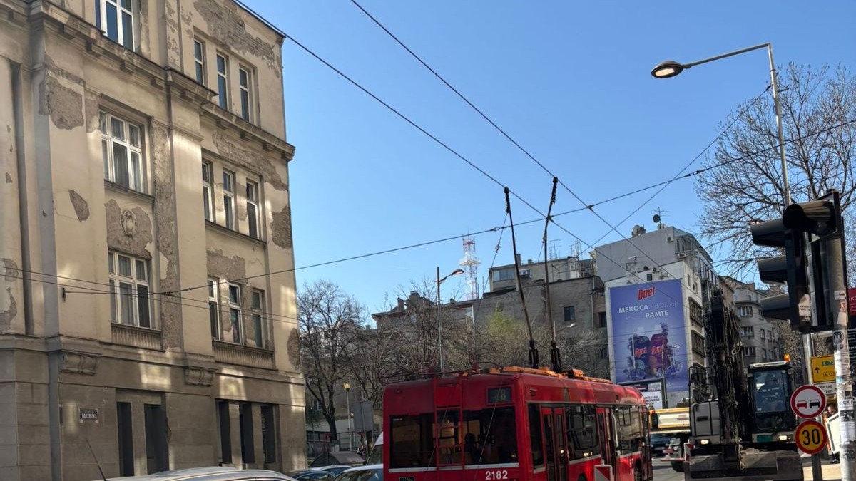 Radovi u Takovskoj ulici