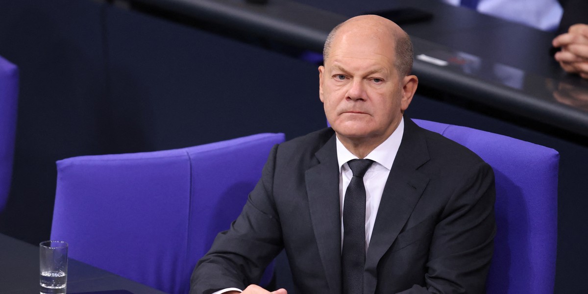 Kanclerz Niemiec Olaf Scholz.