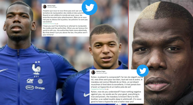 Mathias Pogba and Paul Pogba continue to feud amid blackmail allegations