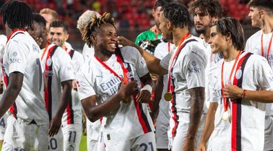 AC Milan manager heaps praise on Chukwueze and Okafor after trophy win