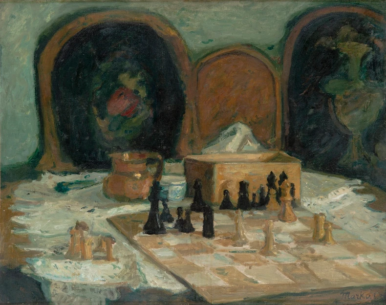 Šah, 1933, 72x91cm, Spomen zbirka Pavla Beljanskog