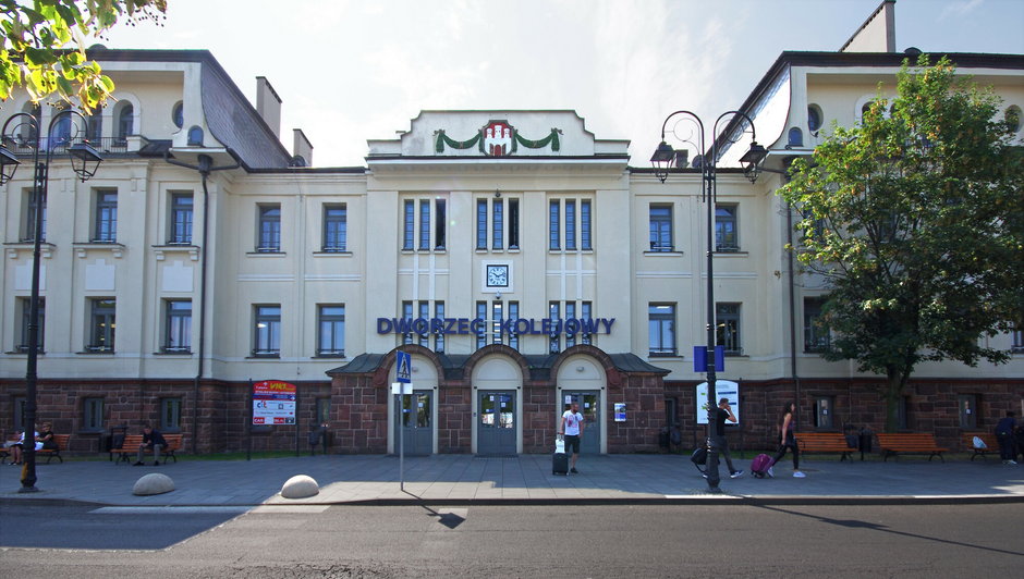 Budynek dworca kolejowego w Radomiu
