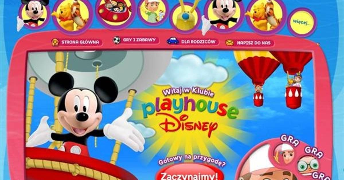 www.playhousedisney.tv nowa edukacyjna strona dla dzieci