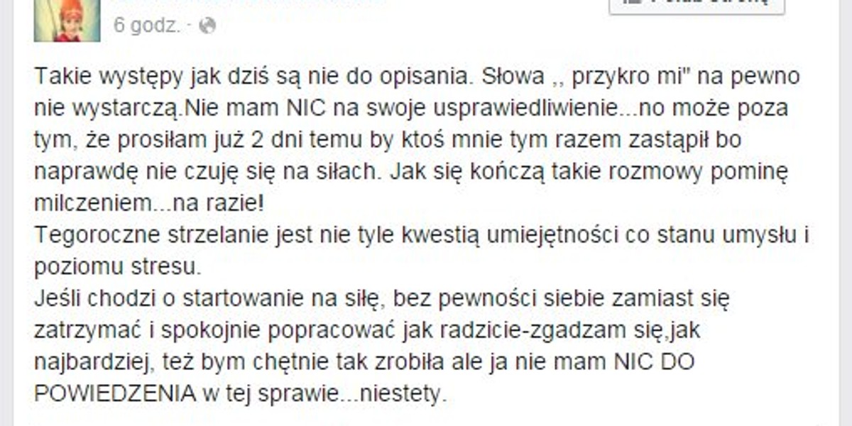 Weronika Nowakowska atakuje sztab szkoleniowy po fatalnym występie w Anterselvie