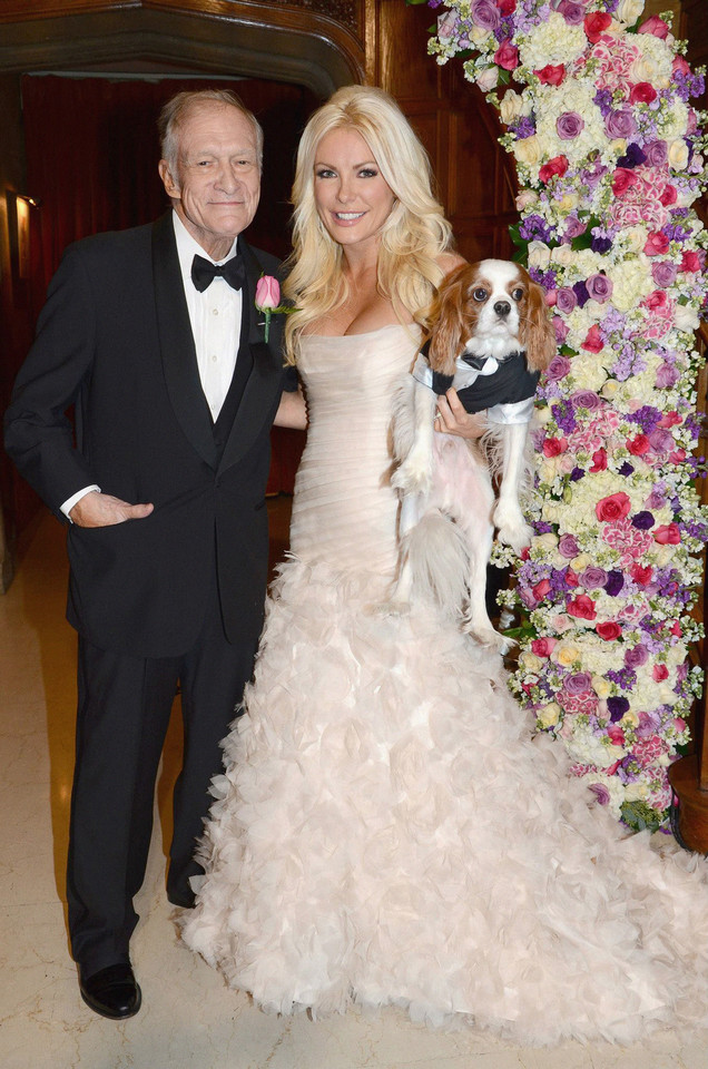 Hugh Hefner, Crystal Harris / fot. Agencja Forum