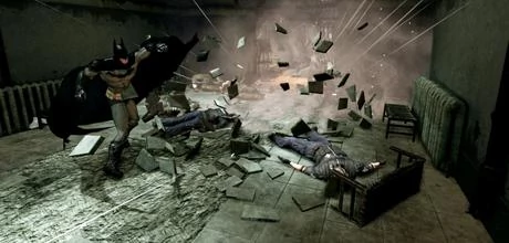 Screen z gry "Batman: Arkham Asylum"