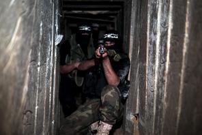 Emplacements and Tunnels of Izz ad-Din al-Qassam Brigades in Gaza's Shujaya