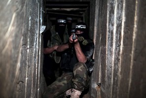 Emplacements and Tunnels of Izz ad-Din al-Qassam Brigades in Gaza's Shujaya