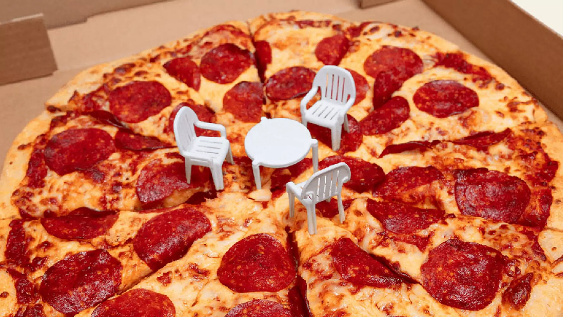 Pizza-patio, czyli jak wykrzesać 110% kreatywności z pudełka pizzy
