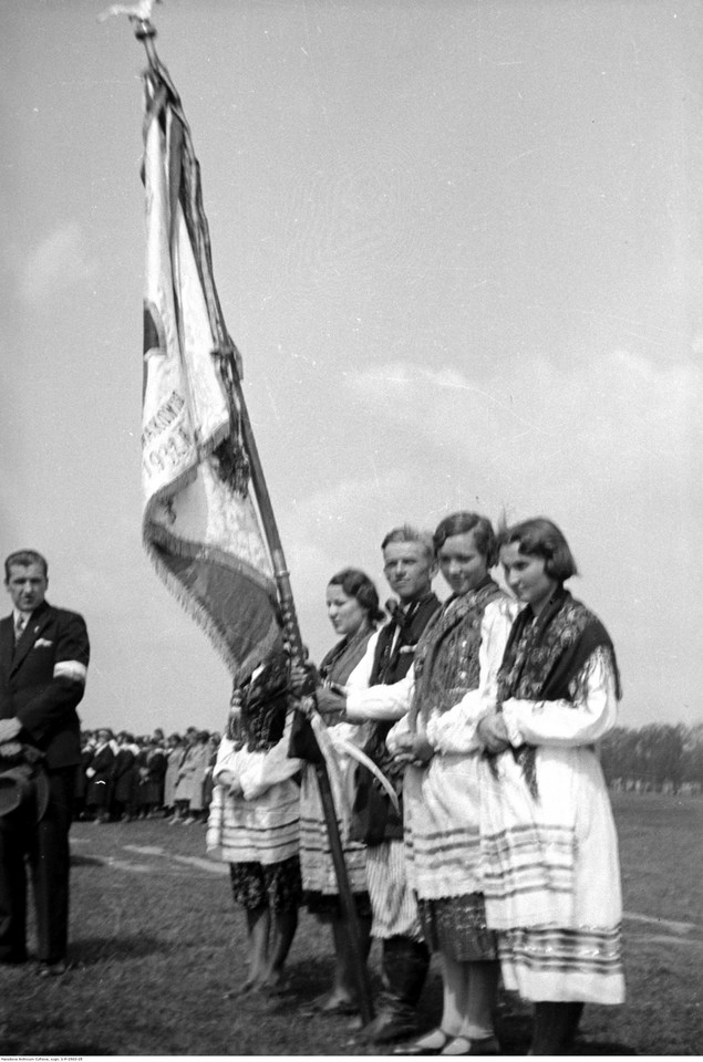 Uroczystości 3 Maja w Krakowie w 1933 roku