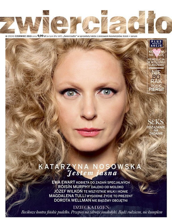 Katarzyna Nosowska w magazynie "Zwierciadło", fot. foto KKP