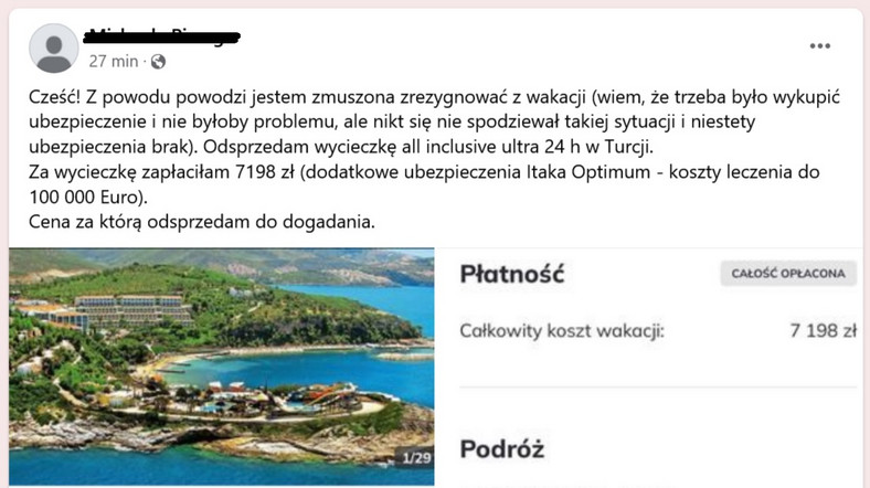 Niektórzy rezygnują z wakacji przez powodzie