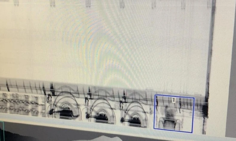 Skeniranje kamiona na graničnom prelazu Horgoš