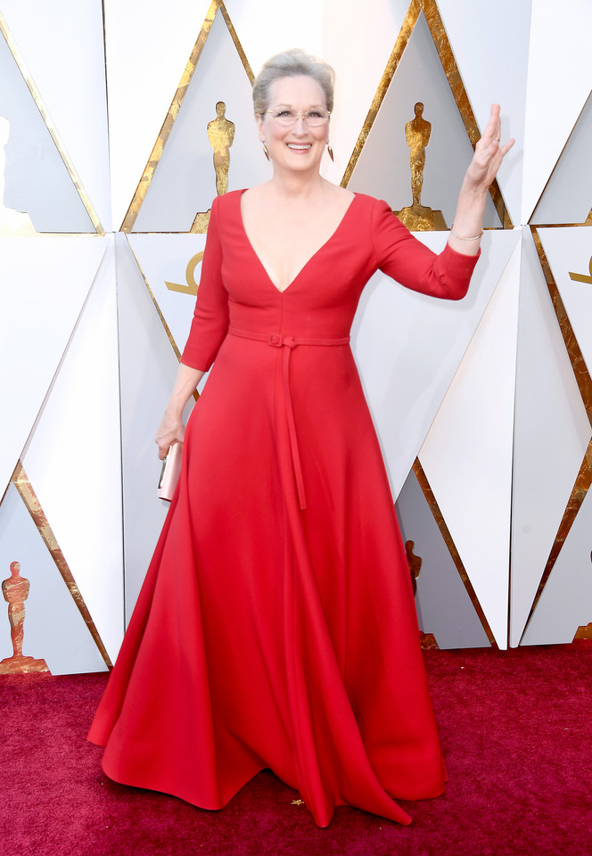 Meryl Streep na czerwonym dywanie | Oscary 2018