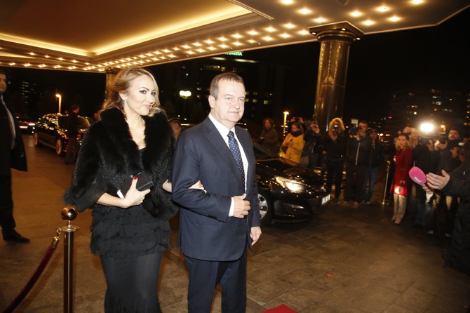 Ivica Dačić sa suprugom  