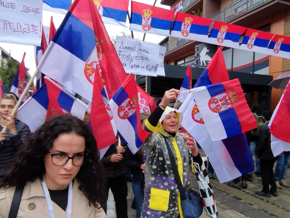 Protest u Kosovskoj Mitrovici