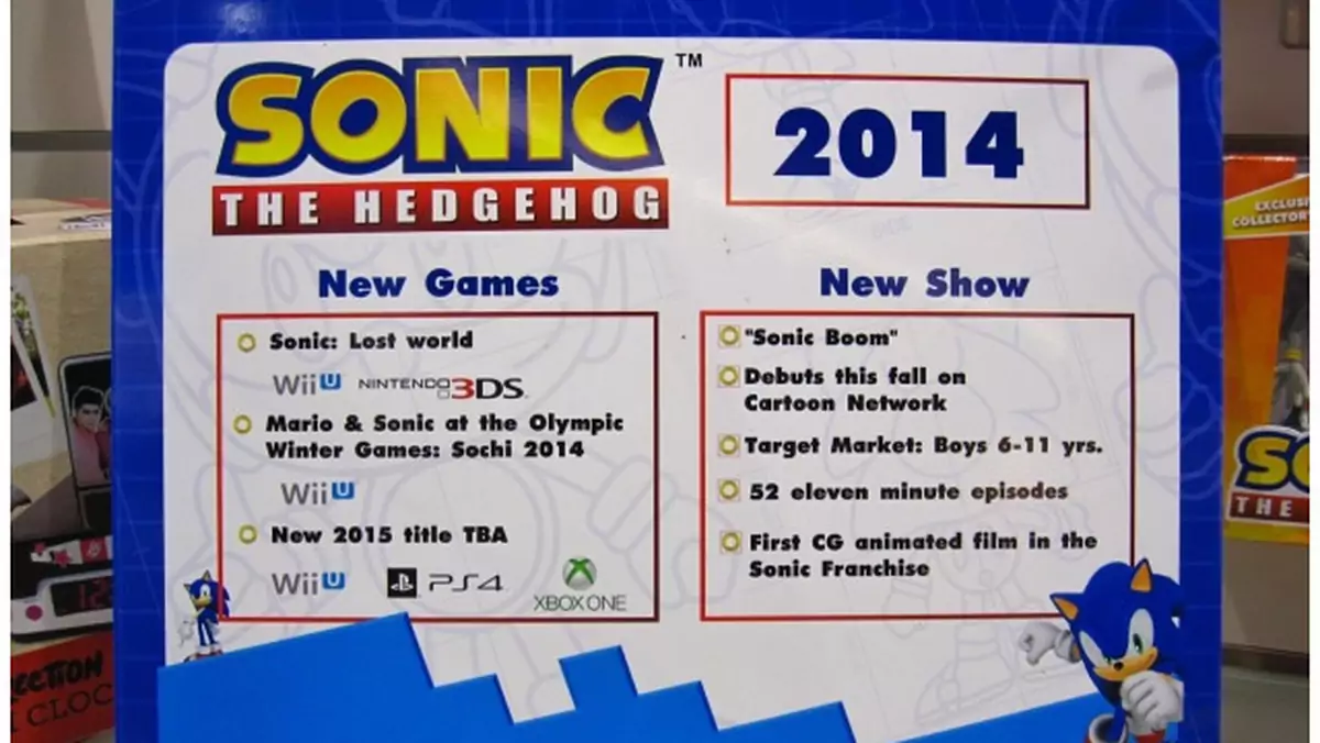 Sonic w 2015 na nową generację i… Wii U