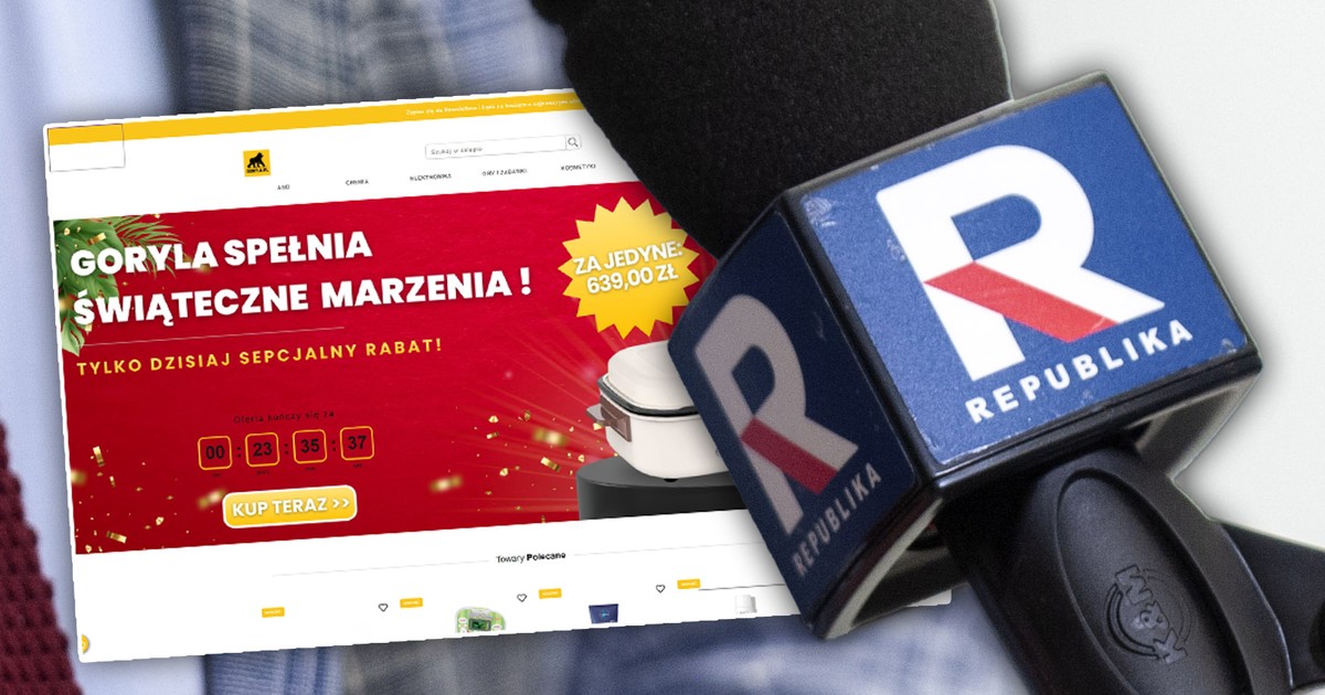 Tak działa sklep Goryla od TV Republika. Zamęt w głowie pod koniec zakupów