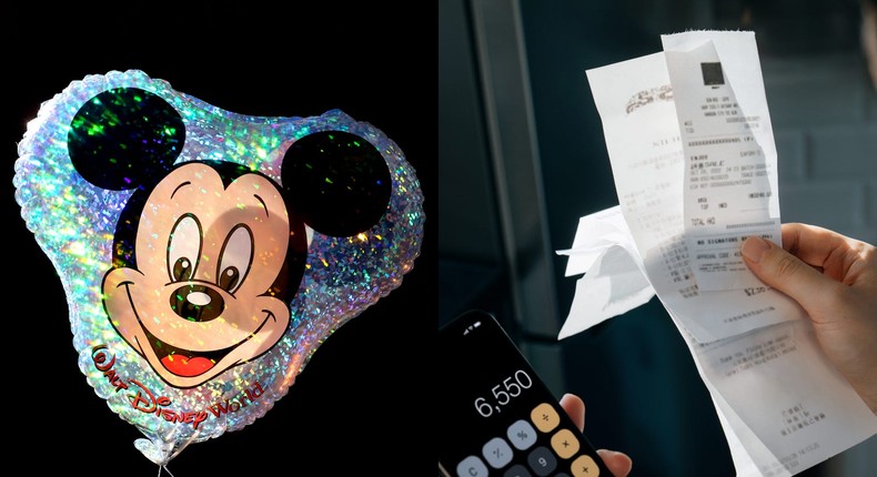 The author is on a tight budget after an expensive Disney vacation.Gary Hershorn & d3sign/ Getty Images