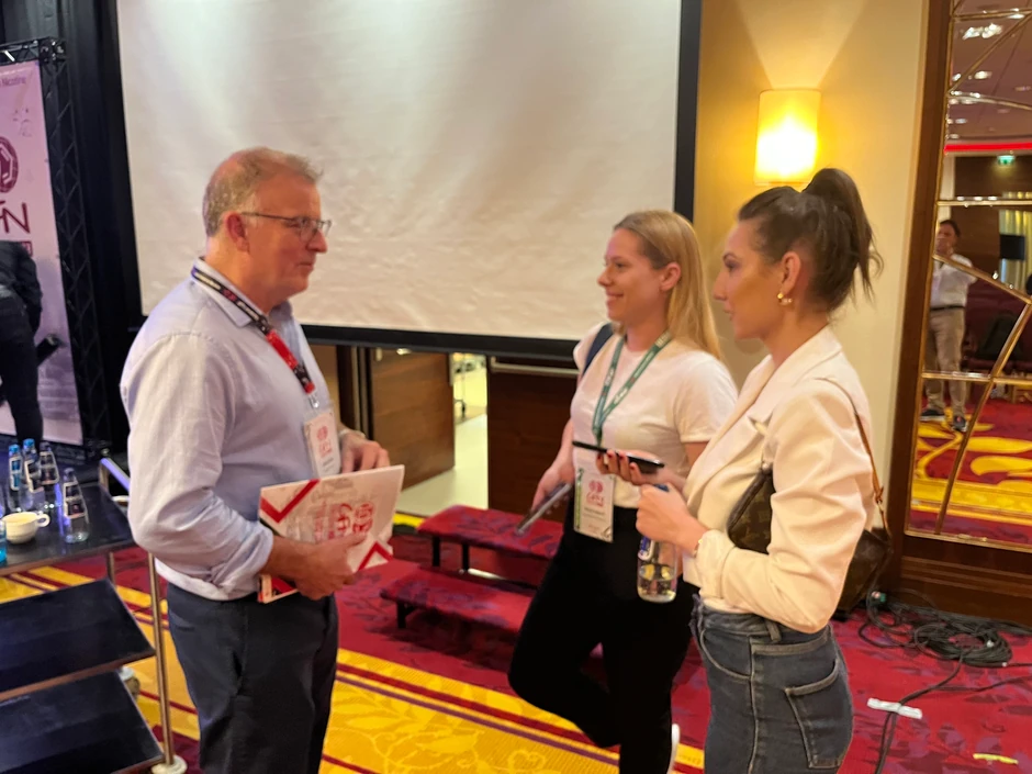 Klajv Bejts, izjava za novinare, GFN, Varšava 2023.