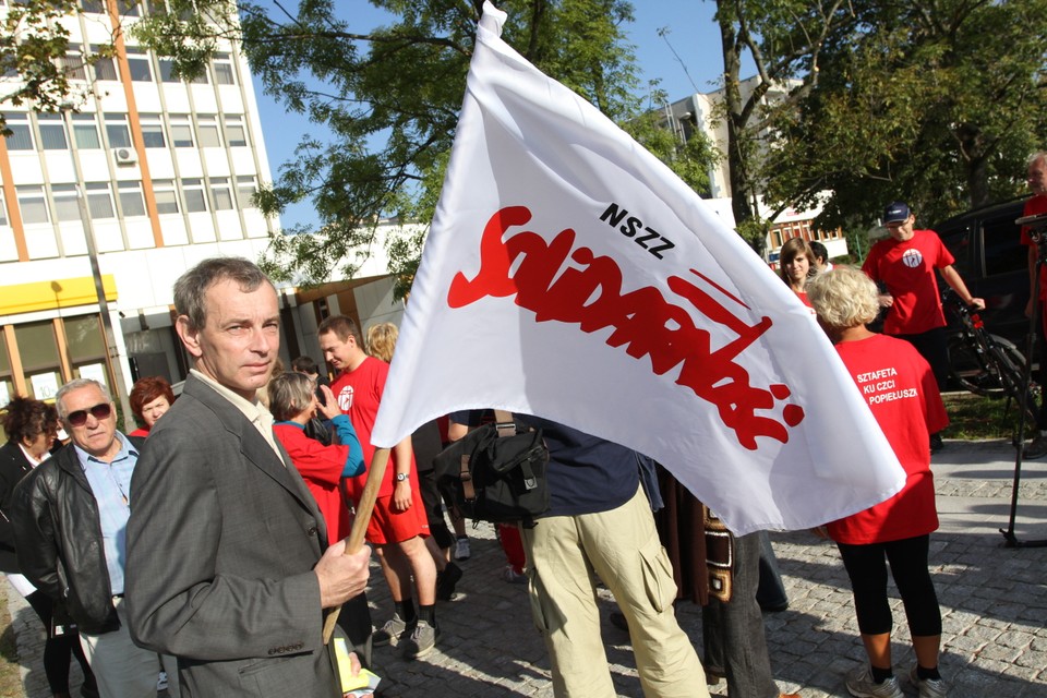 Sztafeta do grobu bł. ks Jerzego Popieuszki