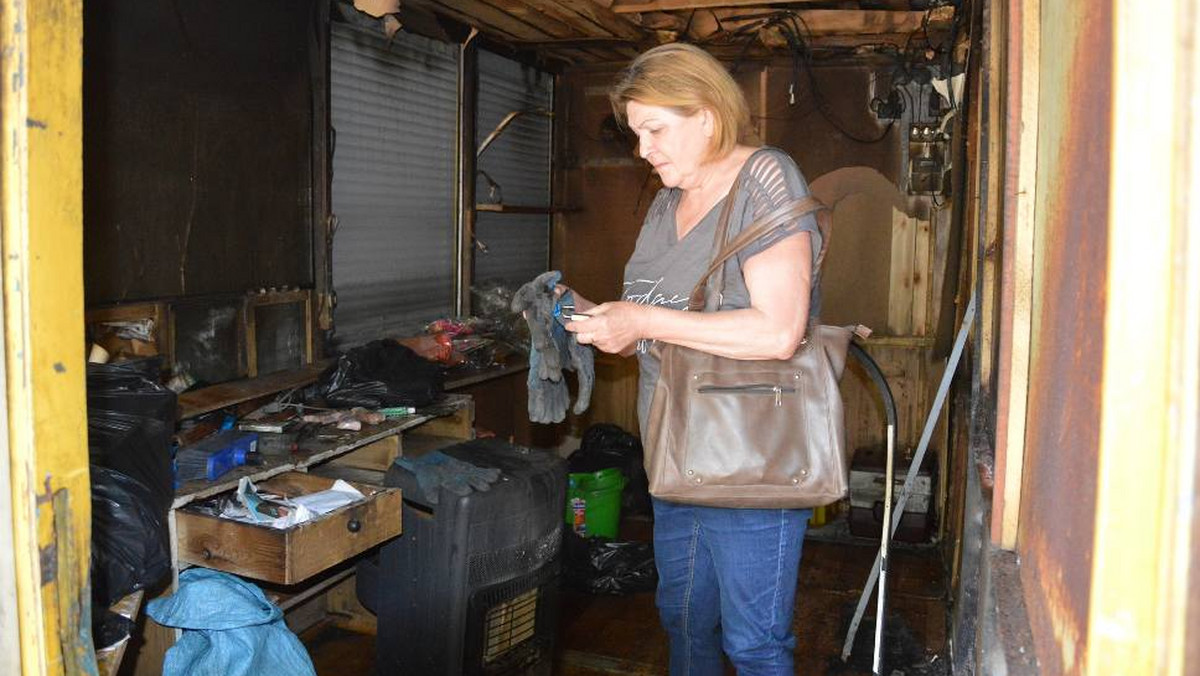 Opole: Spłonął kiosk pani Sabiny. Klienci postanowili pomóc