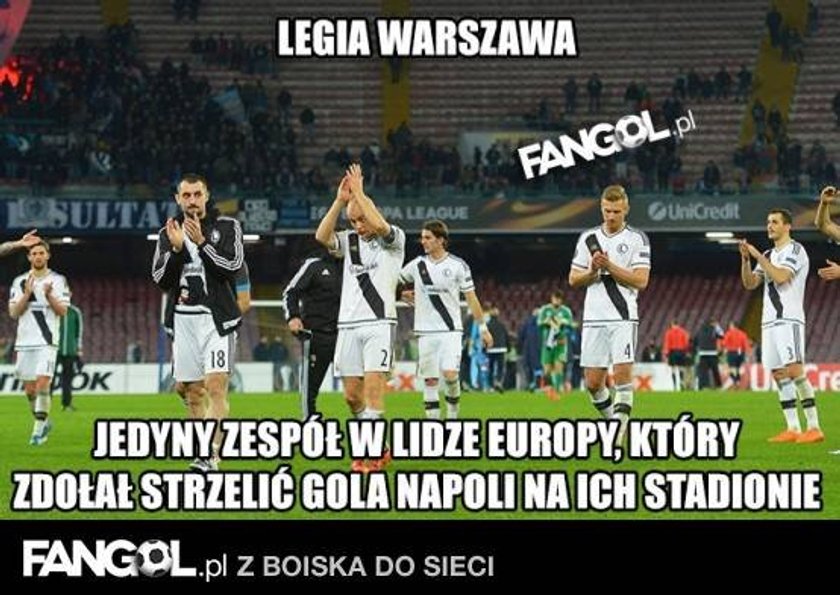 Legia za słaba na Europę. Internauci nie mają litości. MEMY