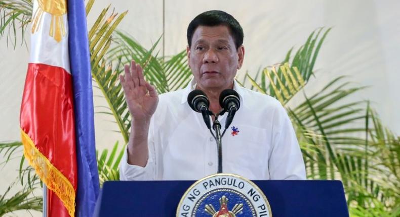 Philippine President Rodrigo Duterte says he has personally killed people in the past