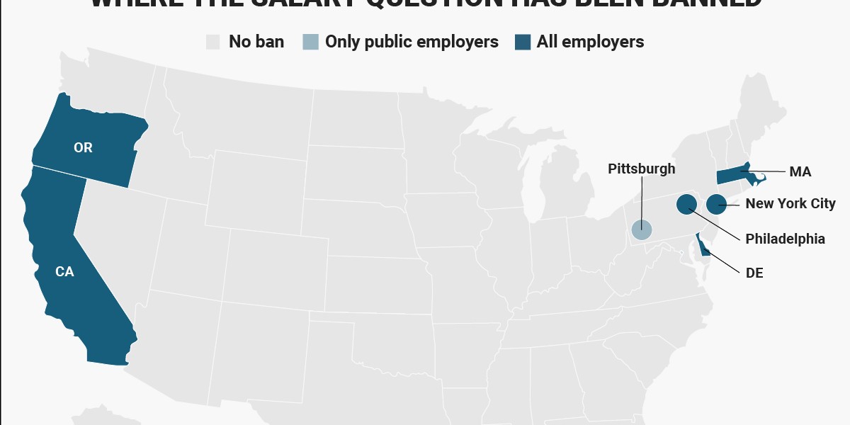 You won't have to answer questions about your previous salary in these cities and states.