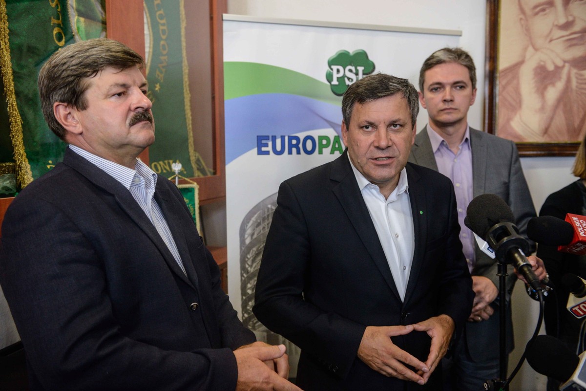 Jarosław Kalinowski i Janusz Piechociński PAP/Jakub Kamiński