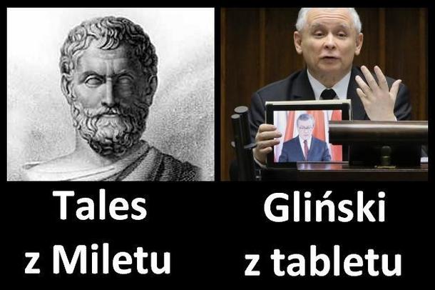 Kaczyński ipad Gliński mem 12 Z innej beczki