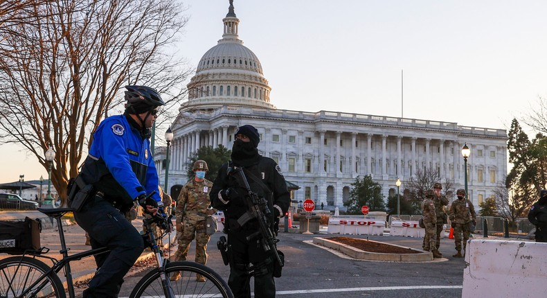 Washington, DC, is preparing for Joe Biden's inauguration on January 20.