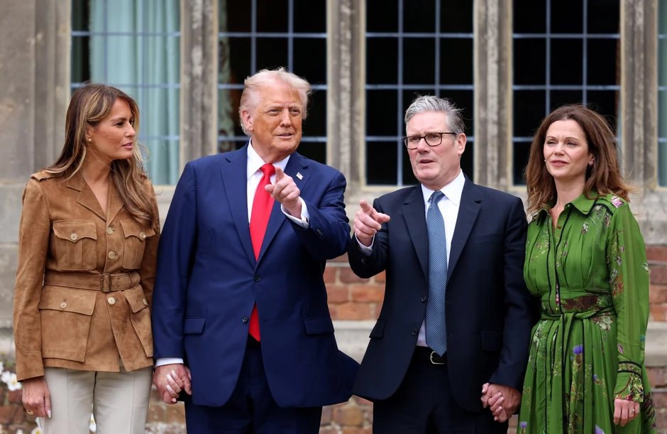 Donald Tramp, Kir Starmer