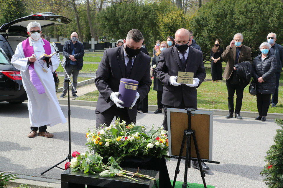 Pogrzeb Wiesławy Mazurkiewicz 