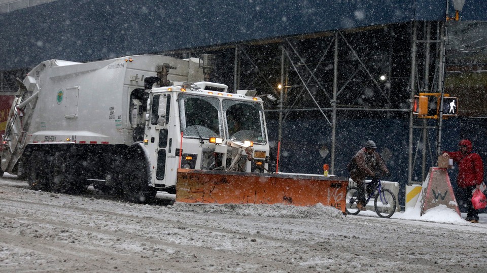 USA NEW YORK WINTER STORM (Winter Storm in New York)