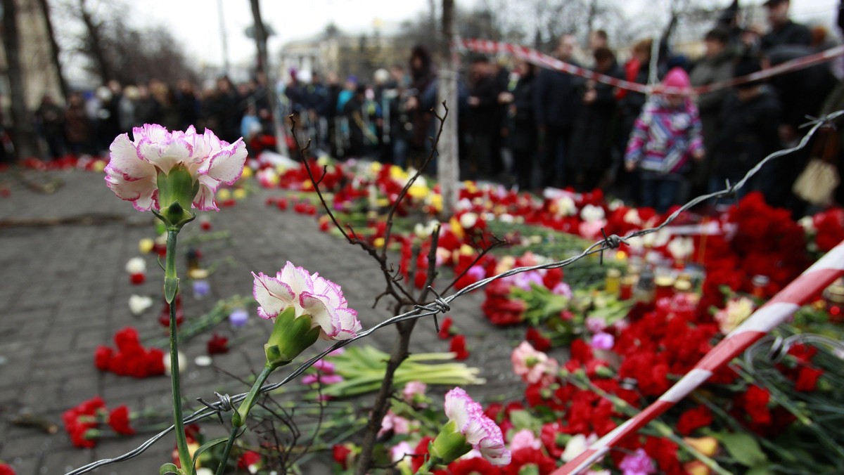 Ukraina Kijów Majdan Niepodległości protest