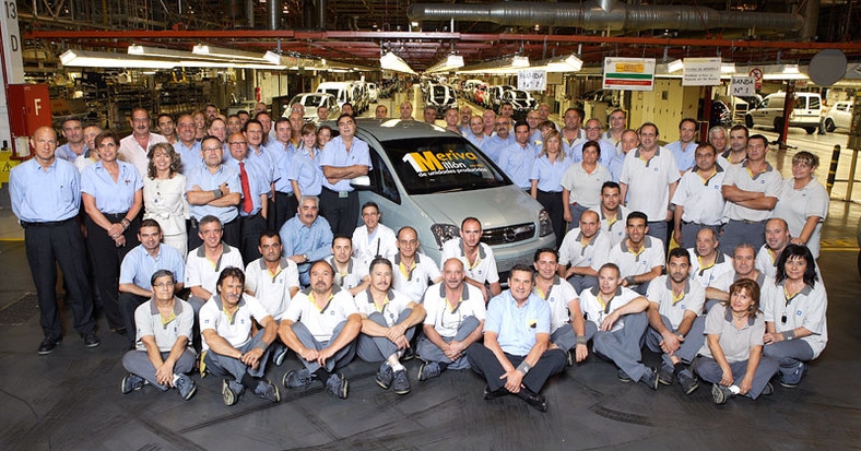 Opel Meriva: 1.000.000 z Saragossy