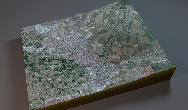 Granada iz satelita