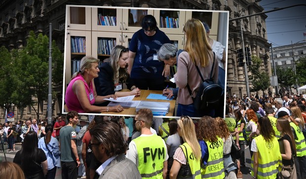 Studenti, izbori, ilustracija