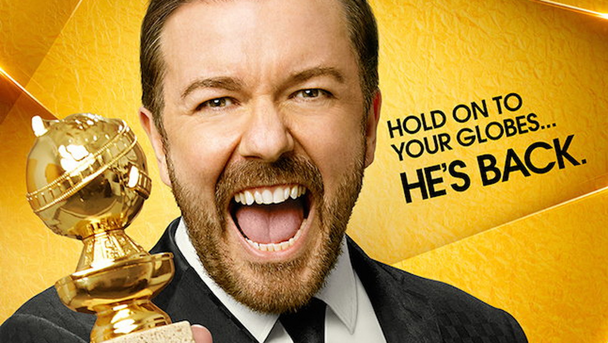 W internecie pojawił się plakat, zapowiadający galę wręczenia Złotych Globów 2016. Widać na nim aktora i komika Ricky'ego Gervaisa, który poprowadzi przyszłoroczną ceremonię.